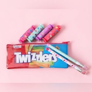 Twizzlers Pencil Case With Mini Markers Ams 2 Push Pencils